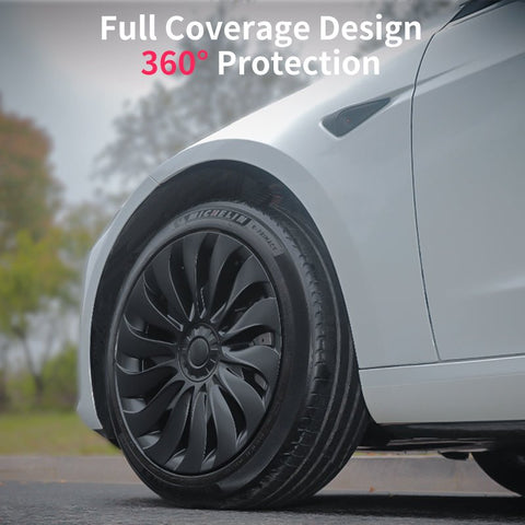 Protector Cover Kit 18'' New Storm Style Wheel Cover (2023-2024)For Tesla Model 3 Highland