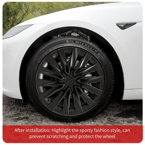 18'' X Style Rim Protector Hub Cap (2023-2025) For Tesla Model 3 Highland