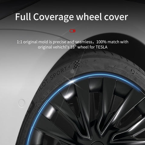 18'' X Style Rim Protector Hub Cap (2023-2025) For Tesla Model 3 Highland
