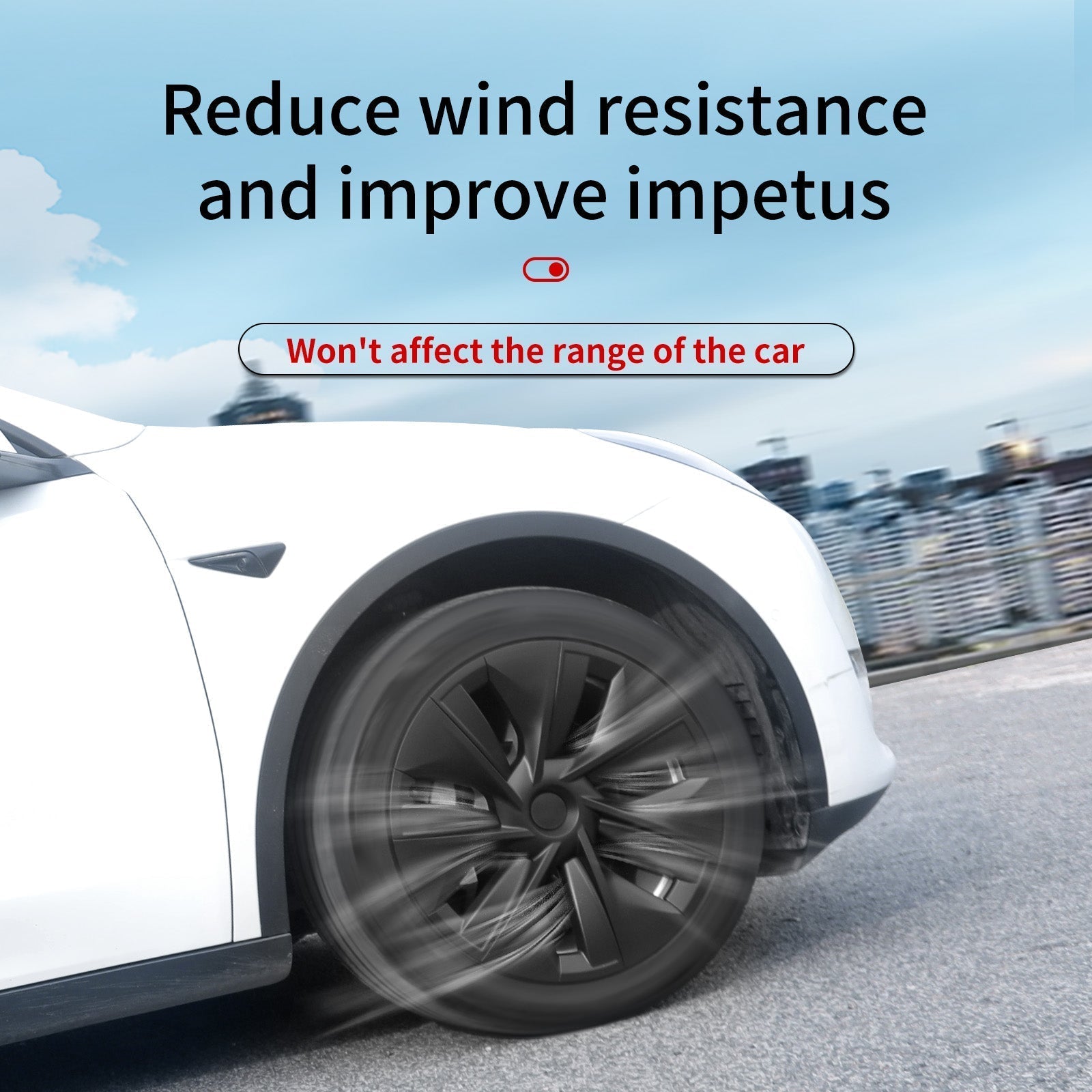 Tesla Model Y Center Caps 19'' Gemini Style Wheel Cover Tesla Wheel Covers Model Y Exterior Accessories Tesstudio®
