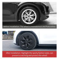 Center Caps 19'' Gemini Style Wheel Cover(2020-2024 Year) For Tesla Model Y