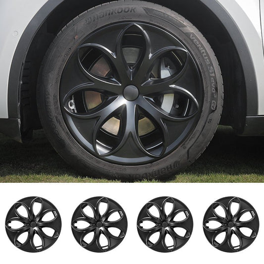 Hubcaps 19'' Petal Style Wheel Cover (2020-2024 Year)For Tesla Model Y
