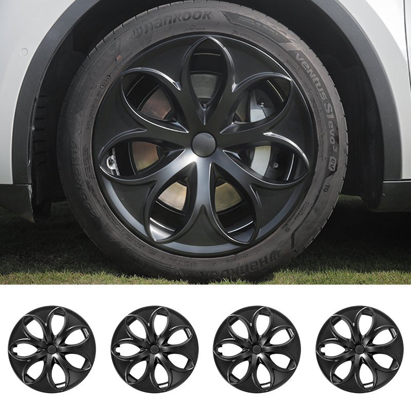 Hubcaps 19'' Petal Style Wheel Cover (2020-2024 Year)For Tesla Model Y