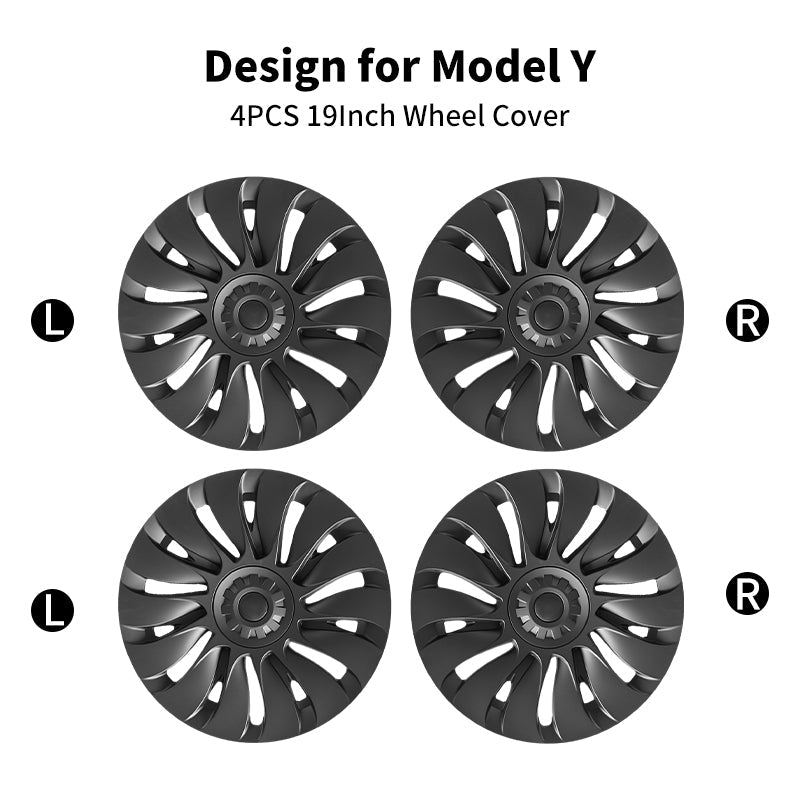 19'' Storm Wheel Cap Covers Center Caps Wheel For Tesla Model Y