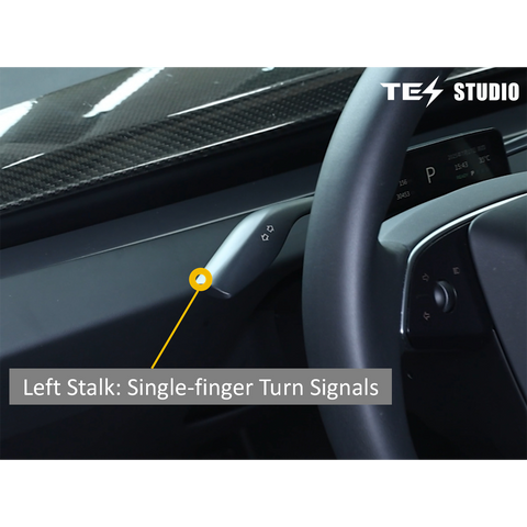 Turn Signal & Gear Shift Stalk With Mini Display For Tesla Model 3 Highland / Y Juniper