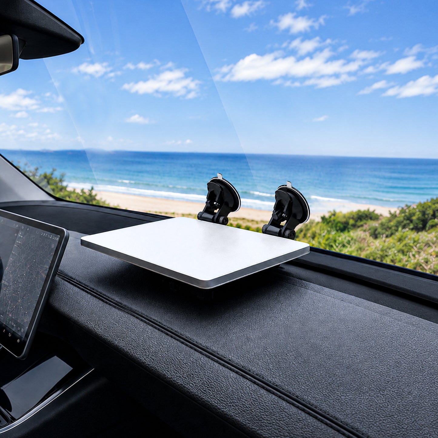 Starlink Mini Low-Profile Dashboard Support Windshield Suction Mount for Vehicles