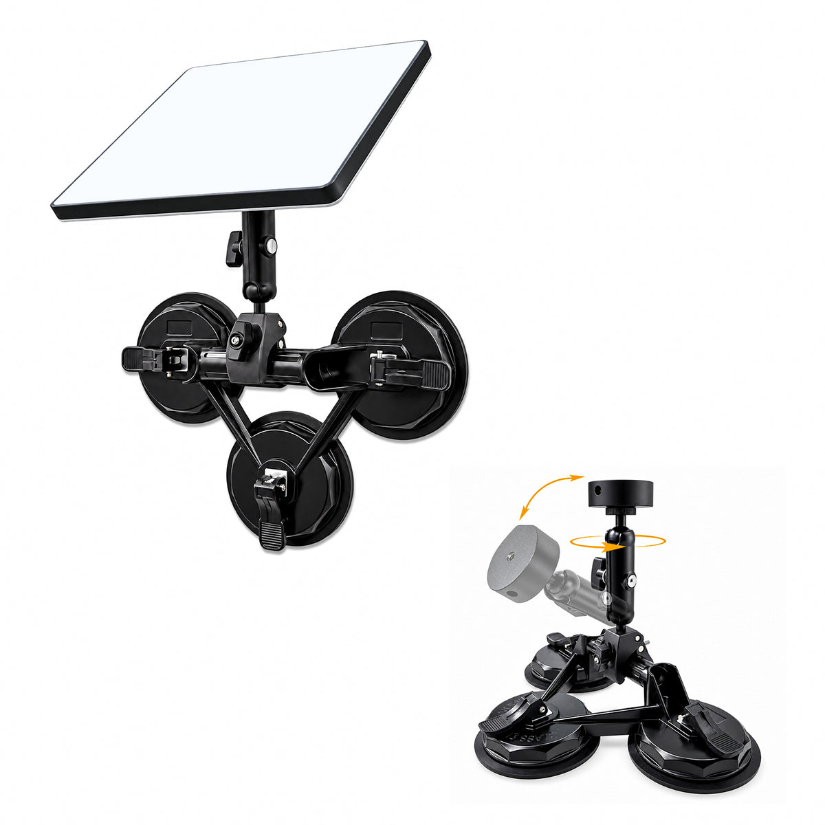 Starlink Mini Heavy-Duty Suction Cup Mount with Clamp