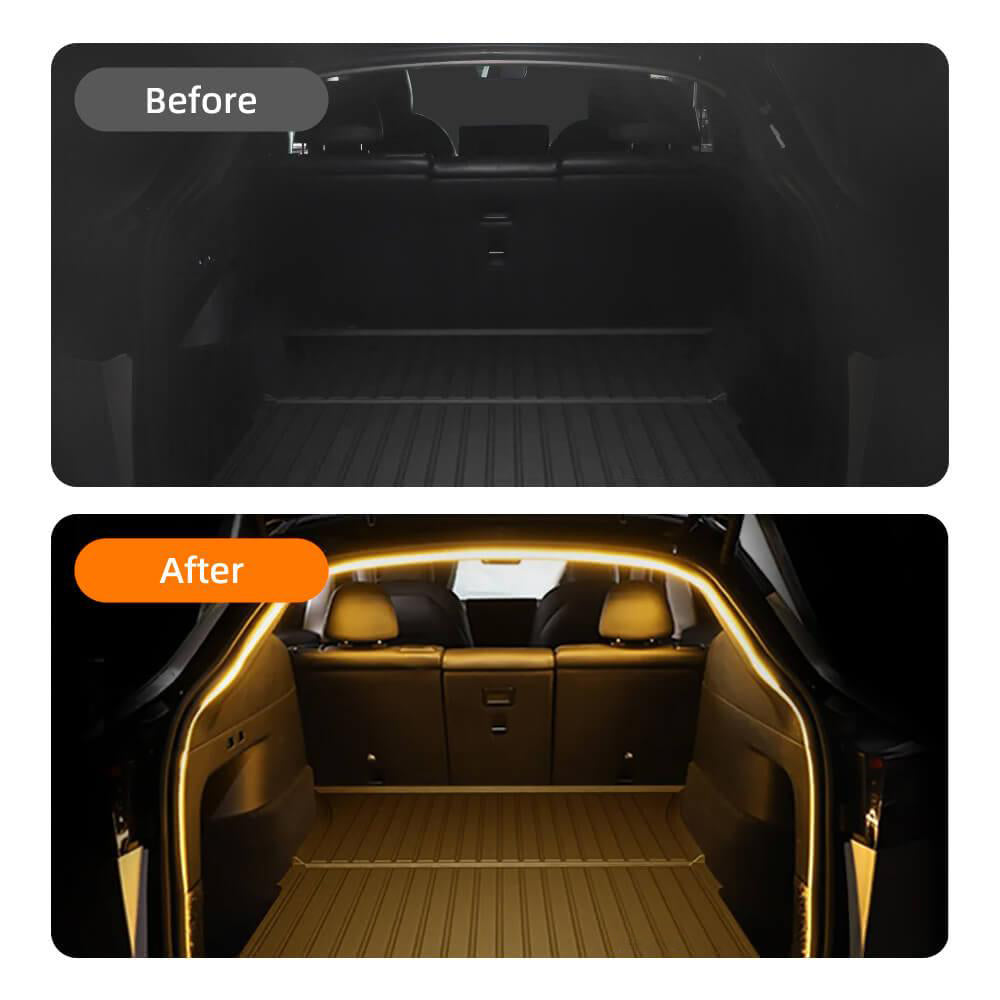 Tesstudio Tesla Model 3/Y & Model 3 Highland & Model Y Juniper Trunk Ambient Lighting