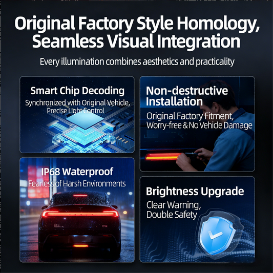 Diffused Guide Light For Tesla Model Y Juniper（2025.03+）