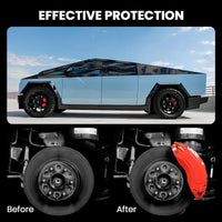 CTmods® Red/Yellow Brake Caliper Covers Wheel Accessories For Tesla Cybertruck