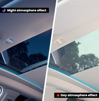 Parasol eléctrico con botón de doble interruptor y control de voz 2026 para Tesla Model Y