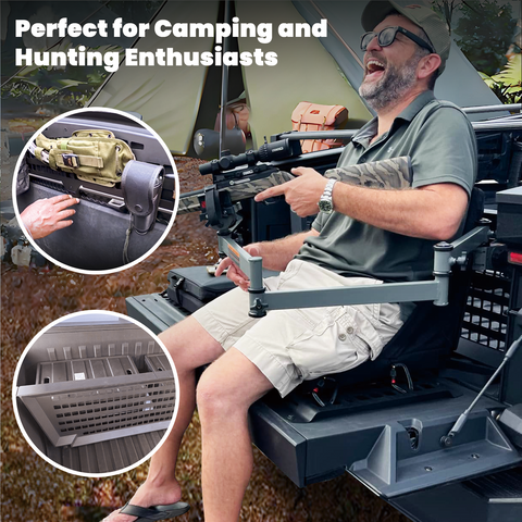 Truck Bed Divider for Cybertruck Accessories Cargo Divider Aluminum Molle Panels Enhanced Cargo Storage