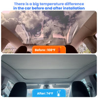Tesla Model Y Juniper Electric Voice-Controlled Power Sunshade (2025+) - With Ambient Light
