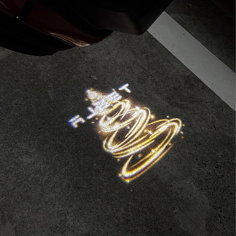 2025 2026 Let Your Tesla Greet You in Style-Smart Welcome Door Light for Model 3/Y/Cybertruck