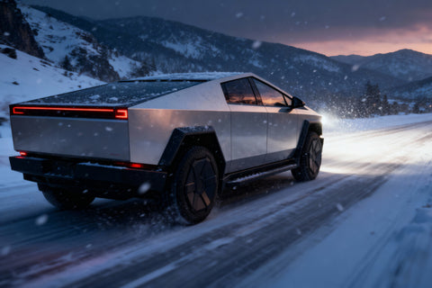 Tesla Cybertruck Running Boards Side Steps 2 PCS, Exterior Brackets Nerf Bars for Tesla Cybertruck Accessories