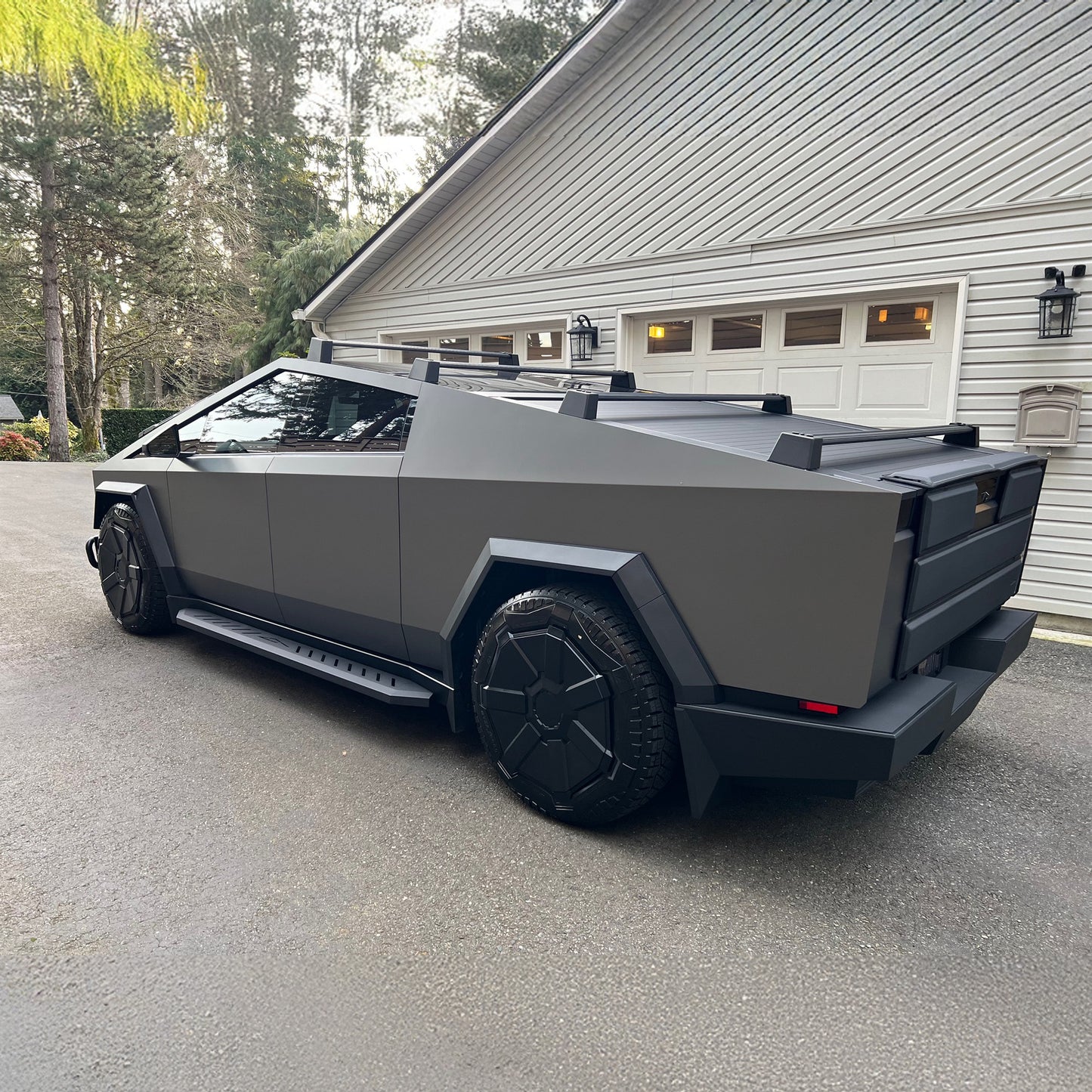 Tesla Cybertruck Running Boards Side Steps 2 PCS, Exterior Brackets Nerf Bars for Tesla Cybertruck Accessories