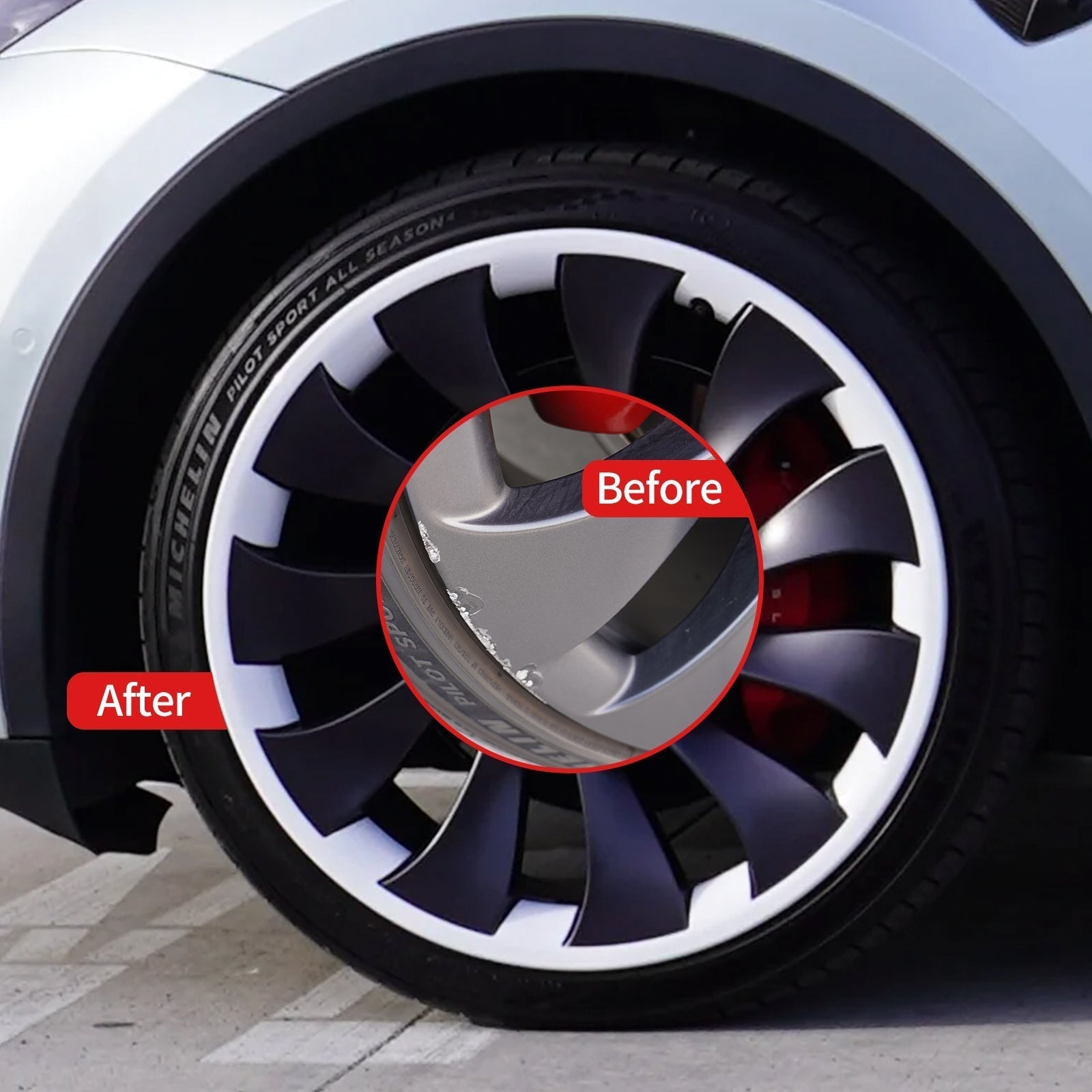 Hub Cap Covers 21 Inch Wheel Covers Wheel Accessories For Tesla Model Y