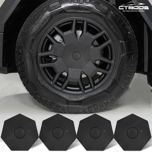 CTmods® Center Hub Caps (Set of 4) for 20" Wheel Covers For Tesla Cybertruck