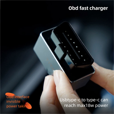 36W OBD Fast Charger with Dual Ports – Hidden Design, Stable Power, Wide compatibility for all Tesla models
