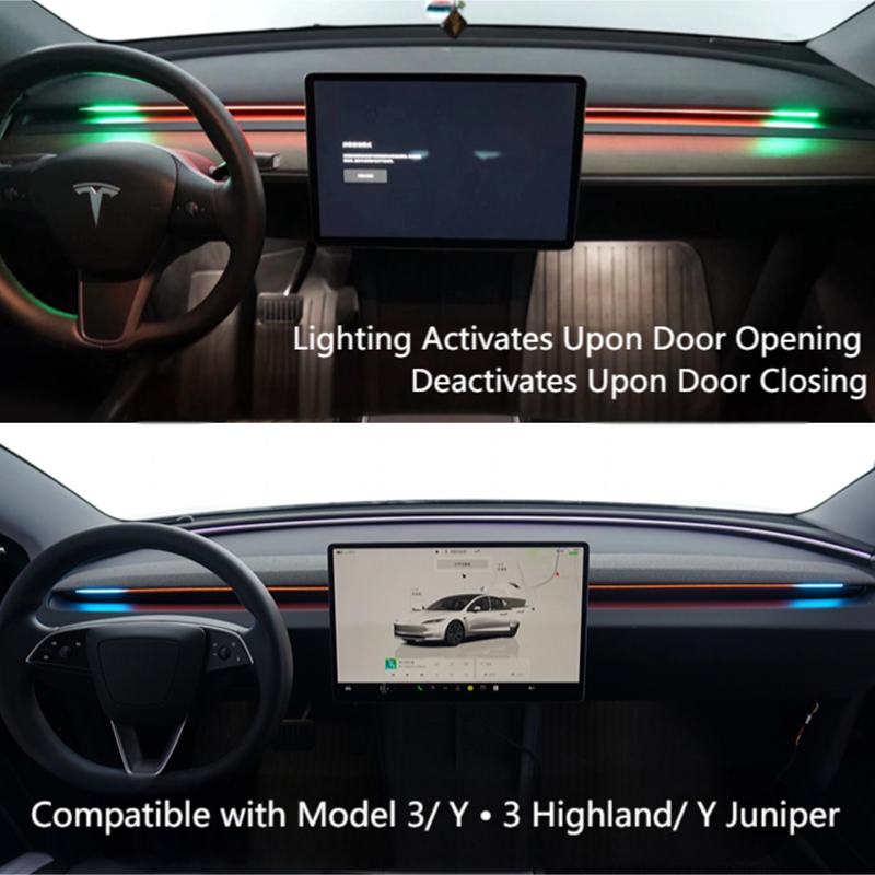 BSD Blind Spot Monitor Atmosphere Light System For Tesla Model 3/Y/3 Highland/Y Juniper