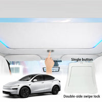 Tesla Model Y Juniper Electric Voice-Controlled Power Sunshade (2025+) - With Ambient Light