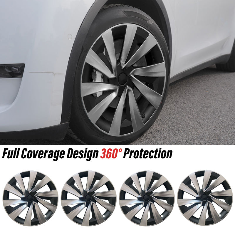 19"/20" X Style YB Turbine Knife Wheel Covers for Tesla Model Y Juniper