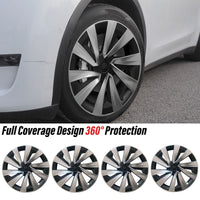 19"/20" X Style YB Turbine Knife Wheel Covers for Tesla Model Y Juniper