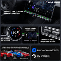 Tesstudio Magic Rotating Button Docking Station for Tesla Model 3/Y/Highland Model Y Juniper 2.0