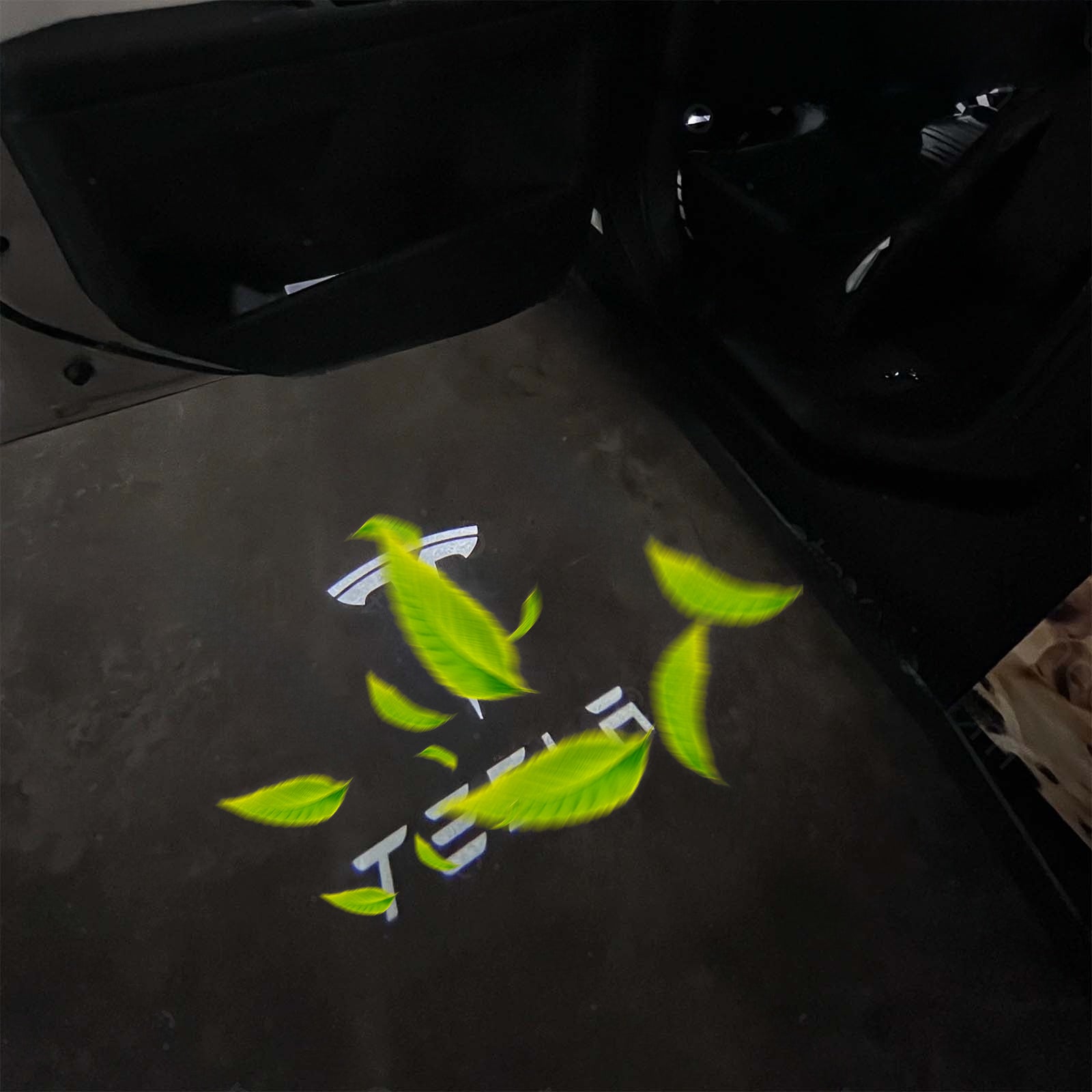 CTmods® Puddle Lights Projector Door Step Light For Tesla Cybertruck