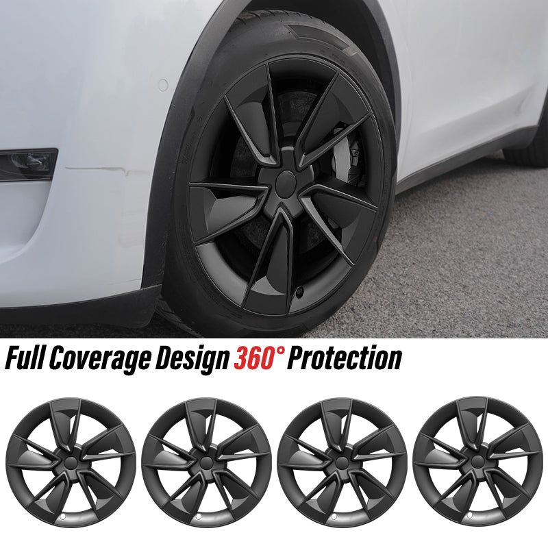 19"/20" X Style YB Turbine Knife Wheel Covers for Tesla Model Y Juniper