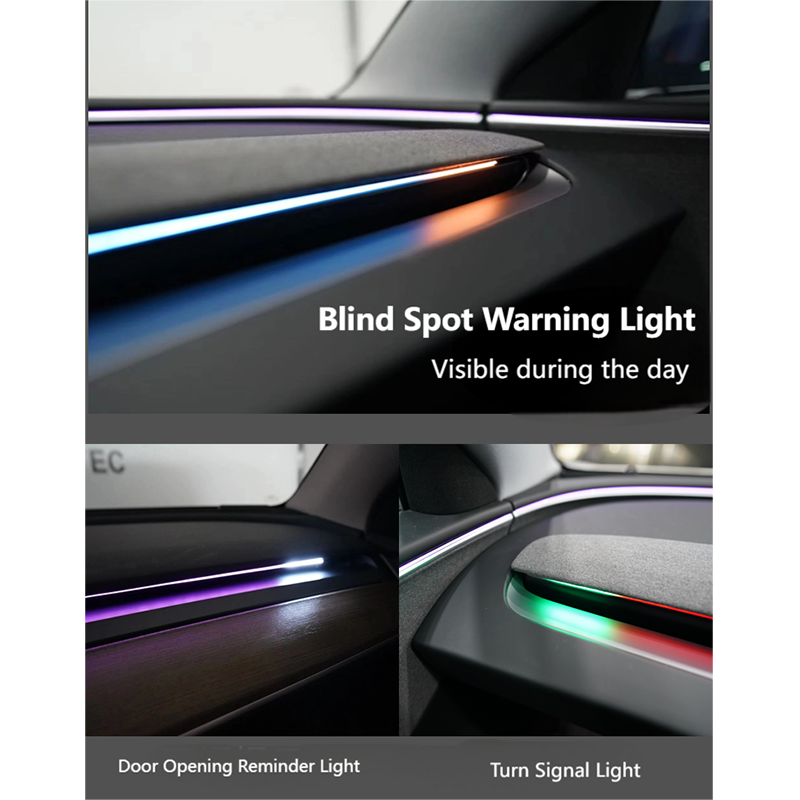 BSD Blind Spot Monitor Atmosphere Light System For Tesla Model 3/Y/3 Highland/Y Juniper