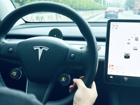 Multi-Function Steering Wheel Button Set for Tesla Model Y