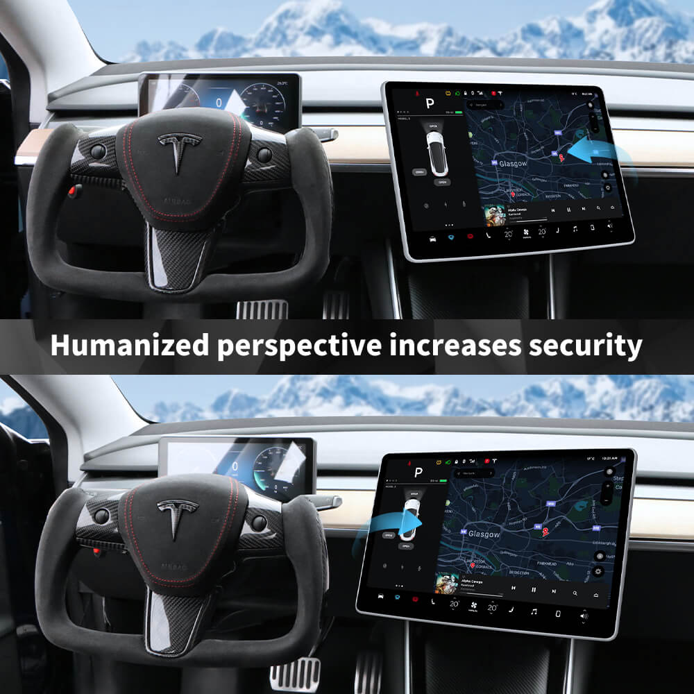 Dashboard Screen Swivel Mount kit For Model 3/Y/3 Highland/Model Y Juniper