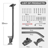 Starlink V5 Roof & Wall Mount - 30° Tilt Adjustment