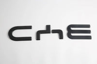 Car Accessories Front Letter BYD Car Emblem Badge for BYD Shark 6 Auto Letters 3M Adhesive Raised Decal Front Grille Emblem (Matte Black)