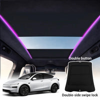 Tesla Model Y Juniper Electric Voice-Controlled Power Sunshade (2025+) - With Ambient Light