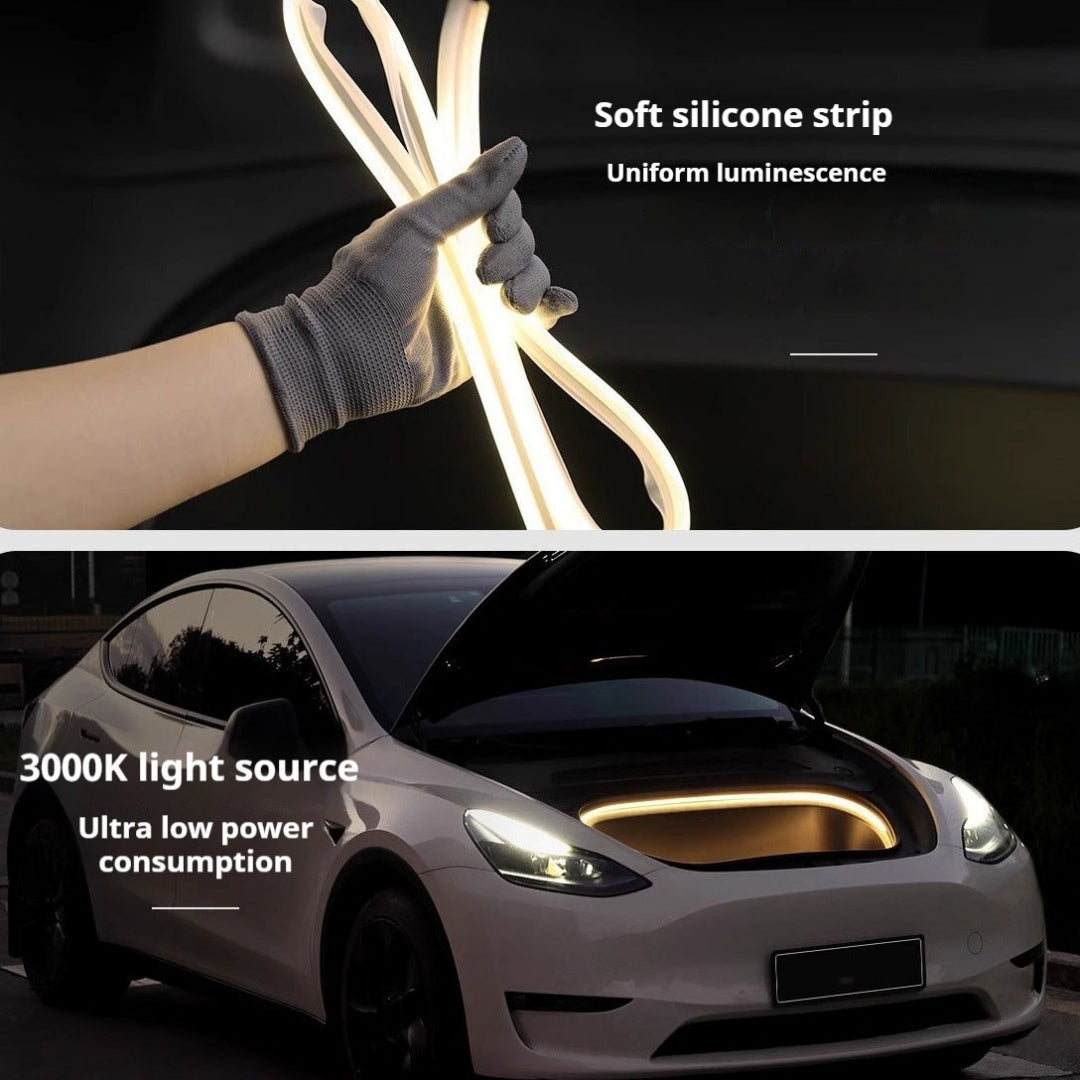 테슬라 모델 Y 주니퍼 / 모델 Y 프론트 라이트 LED 스트립 라이트 테슬라 프론트 트렁크 앰비언트 라이트 CTmods®® 