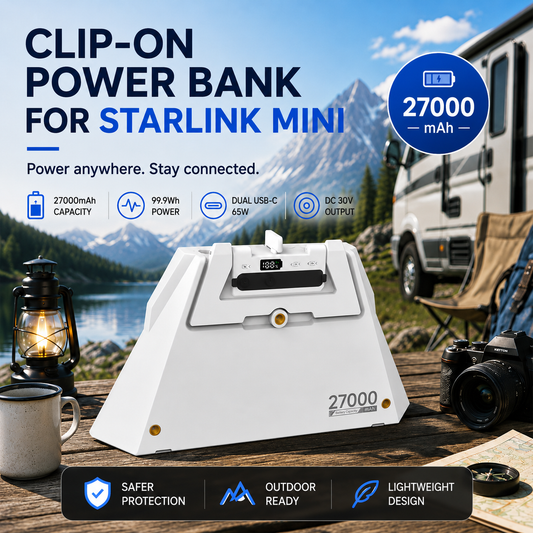 Starlink Mini Snap-Fit Travel Battery V4 - 99Wh, LCD Display