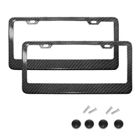 Carbon Fiber License Plate Frame Front & Rear Holder Compatible with Model 3/ Y/S / X | CTmods®