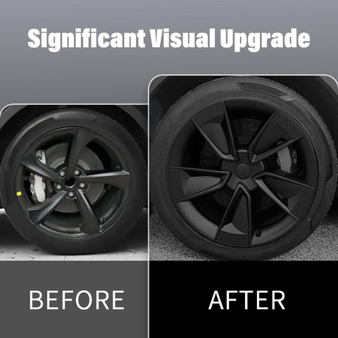 Hubcap X Style 19'' YB Knife Wheel Covers for Tesla Model Y Juniper