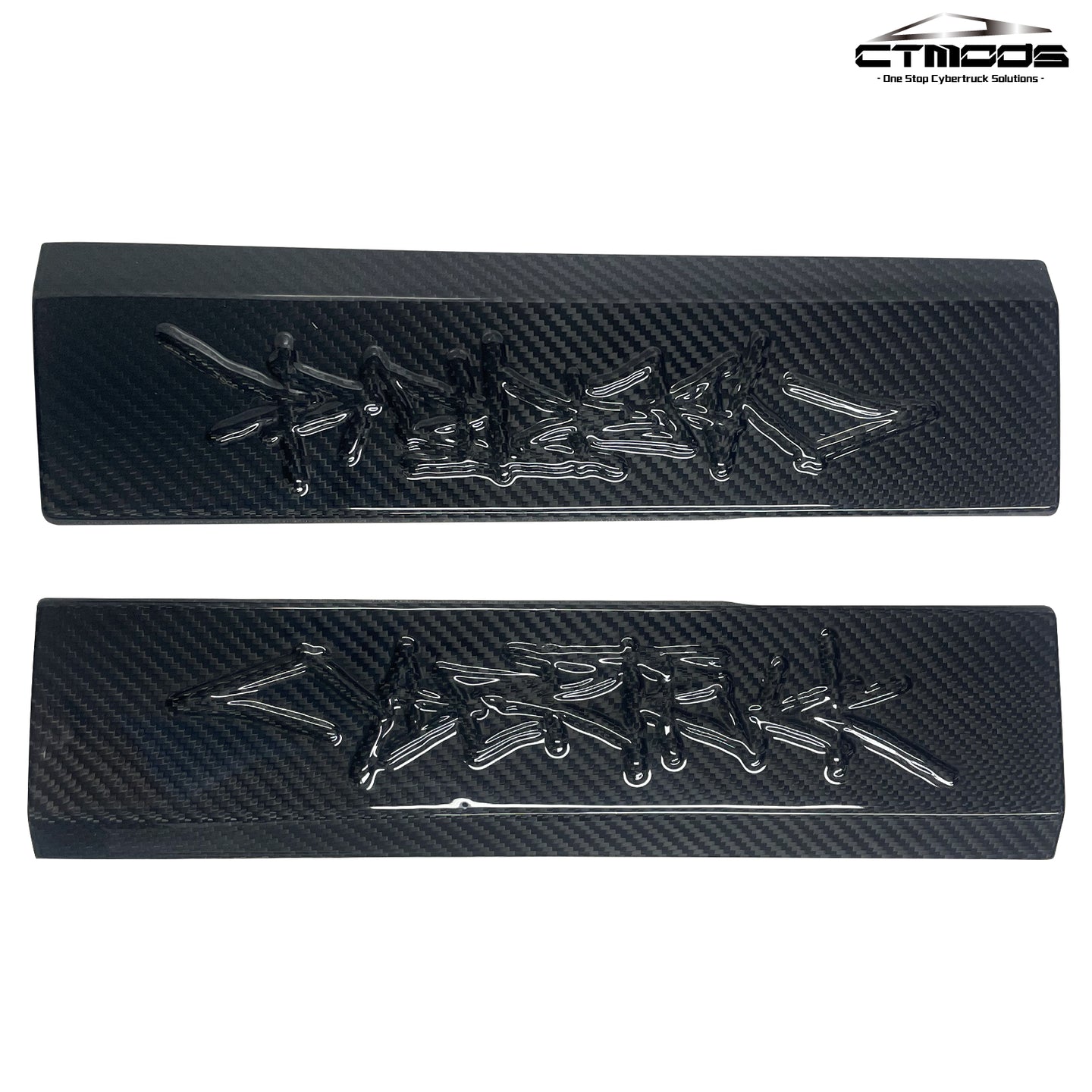 Tesla Cybertruck Accessories Real Carbon Fiber Cybertruck Door Sill Protector CTmods® 