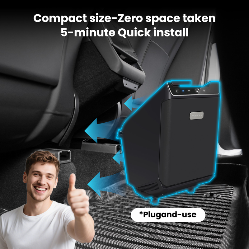Rear Center Interior Refrigerator For Tesla Model Y Juniper（2025.3+）