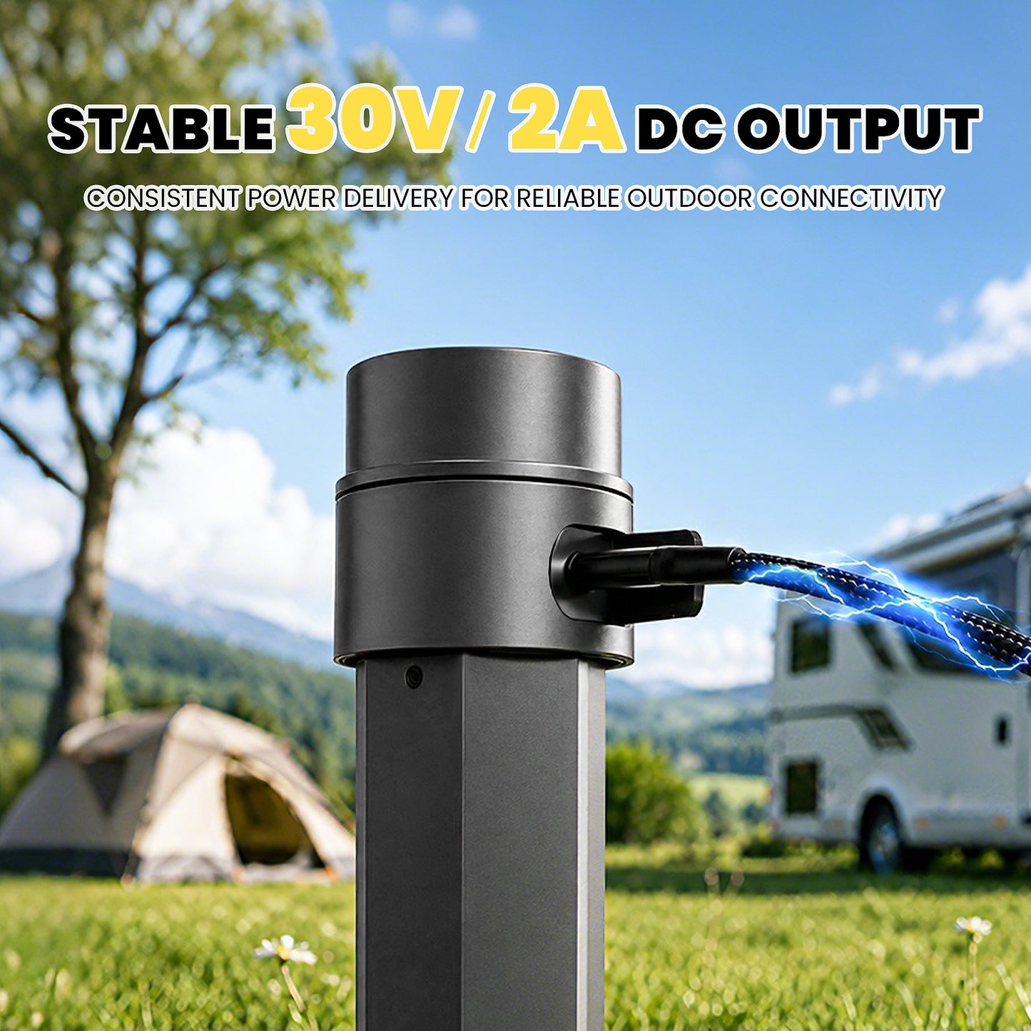 Starlink Mini Battery Tripod Mount, 45000mAh Adjustable Stand for Camping & RV