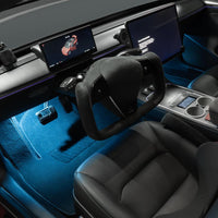 프리미엄 메탈 쉘 풋웰 조명 - Model Y/Model 3 및 Model S/X와 Model 3 Highland/Model Y Juniper를 위한 완벽하게 맞춤화된 조명 업그레이드