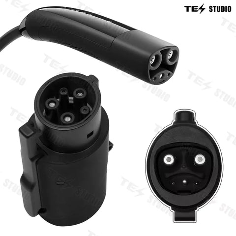 테슬라 모델 3 YXS용 J1772-테슬라 어댑터 80A 250V (잠금 기능이 있는 충전 어댑터)
