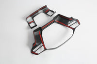 Steering Wheel Switch Cover for BYD Shark 6 2025 2024 Car Accessories ABS Steering Wheel Cover Carbon Fiber