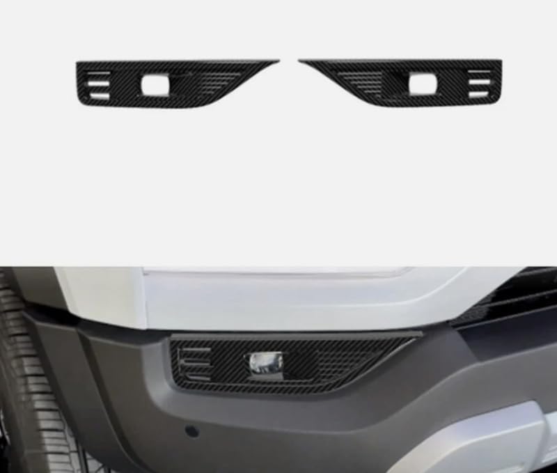 غطاء حاجب مصباح الضباب الأمامي كروم لقطع غيار السيارات لـ BYD Shark 6 2024-2025 اكسسوارات السيارات (قطعتان)