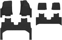 Compatible with BYD Shark 6 2025 2024 Full Cover Floor Mats with Door Sill Protector, Floor Liners Cargo Liner Protection(3PCS Carpet Set)