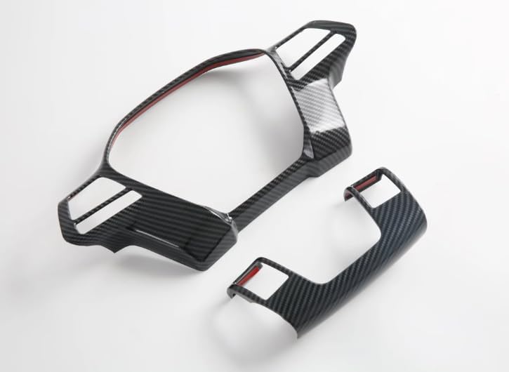 Steering Wheel Switch Cover for BYD Shark 6 2025 2024 Car Accessories ABS Steering Wheel Cover Carbon Fiber