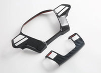 Steering Wheel Switch Cover for BYD Shark 6 2025 2024 Car Accessories ABS Steering Wheel Cover Carbon Fiber